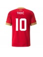 Billige Serbia Dusan Tadic #10 Hjemmedrakt VM 2022 Kortermet